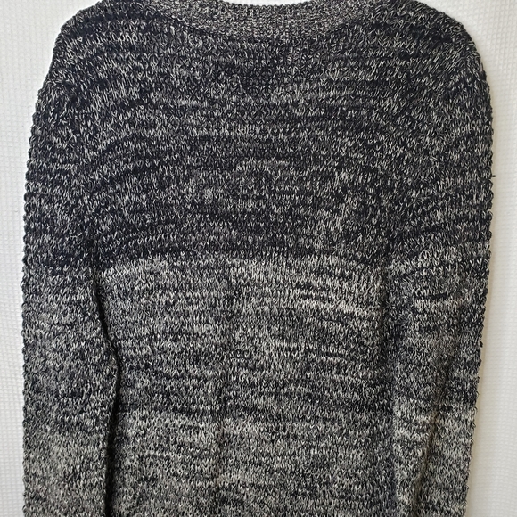 FANTASTIC Zara Men's Med/Lg LONG 100% Cotton Ombre Knit Cardigan Sweater Jacket - Picture 8 of 10